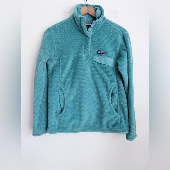 Patagonia Jackets & Blazers - Patagonia teal snap t fleece Women's size medium
